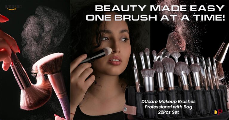 Unleash Your Inner Artist: DUcare Makeup Brushes Professional with Bag - 22Pcs Set