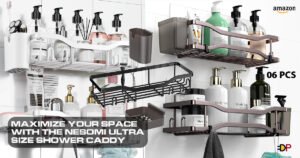 Read more about the article Maximize Your Space with the NESOMI Ultra Size Shower Caddy: A Must-Have for Modern Homes – Amazon